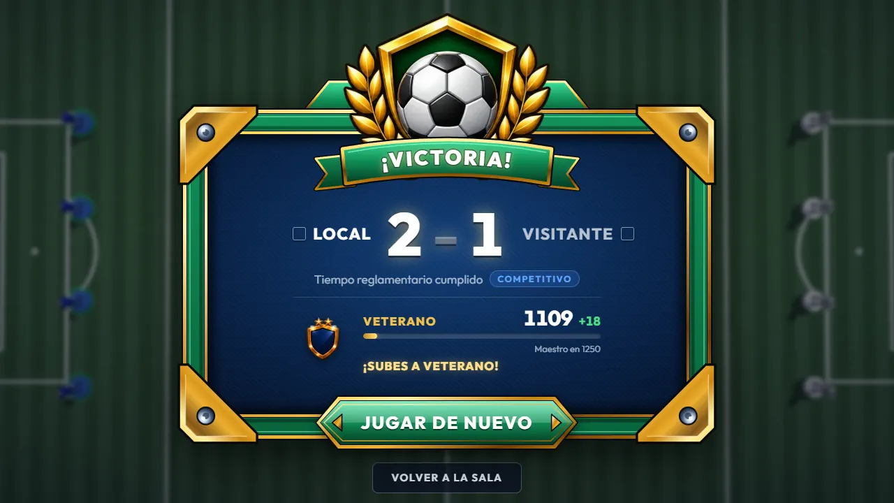 Una victoria que te sube de división